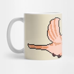 Avian Elegance: Pixel Art Bird Design for Fashionable Attire Mug